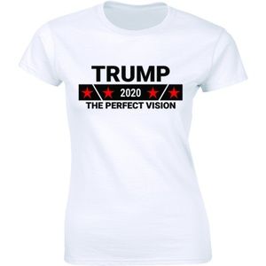 Half It Tops - Trump 2020 The Perfect Vision Political T-shirt Half It Tops - Trump 2020 The Perfect Vision Political T-shirt